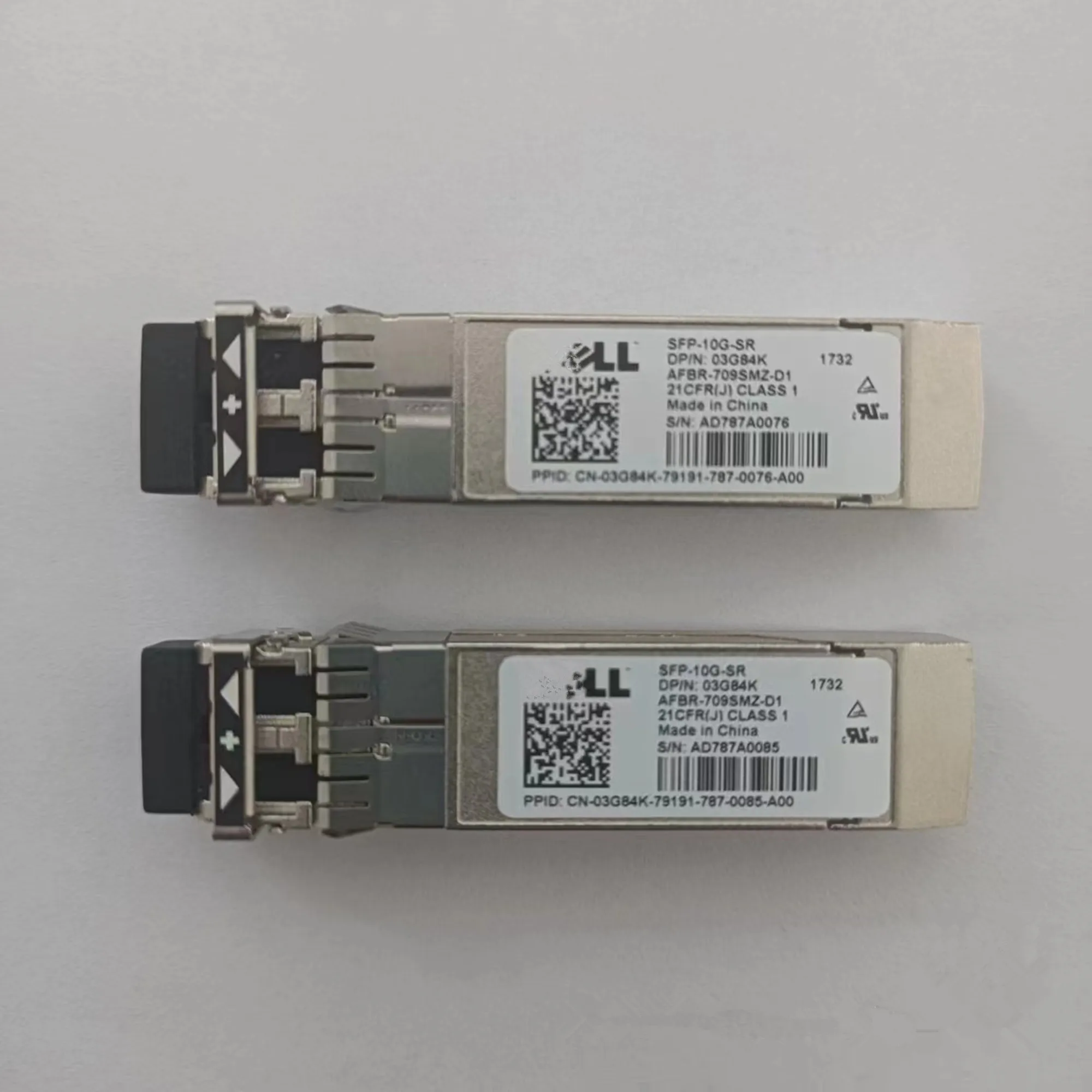 Del-I/AFBR-709SMZ-D1/03G84K/SFP-10G-SR/10Gbase-SR/850nm 300m 10g Transceiver/10g network adapter general switch reyee 10gbase sr sfp transceiver mm 850nm 300m lc