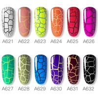 ROSALIND 100+ Colors Flash Nail Polish&Crackle Gel Nail Lacquer Gel For UV Varnish Hybrid Semi Permanent Base Top Coat Nail Art 1