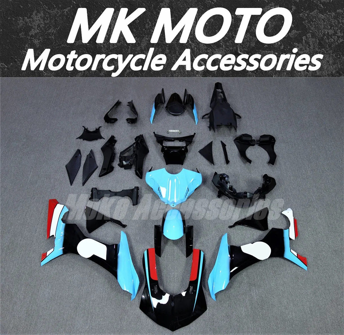 

Комплект обтекателей для мотоцикла, подходит для Yzf R1M R1 2015 2016 2017 2018 2019, комплект кузова из высококачественного АБС-пластика, черные петроны, ...