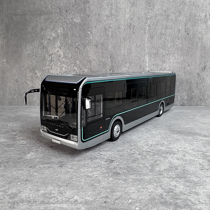 1/42 宇通バスモデル U12 ブラックダイヤモンドモデル上海バス純粋な