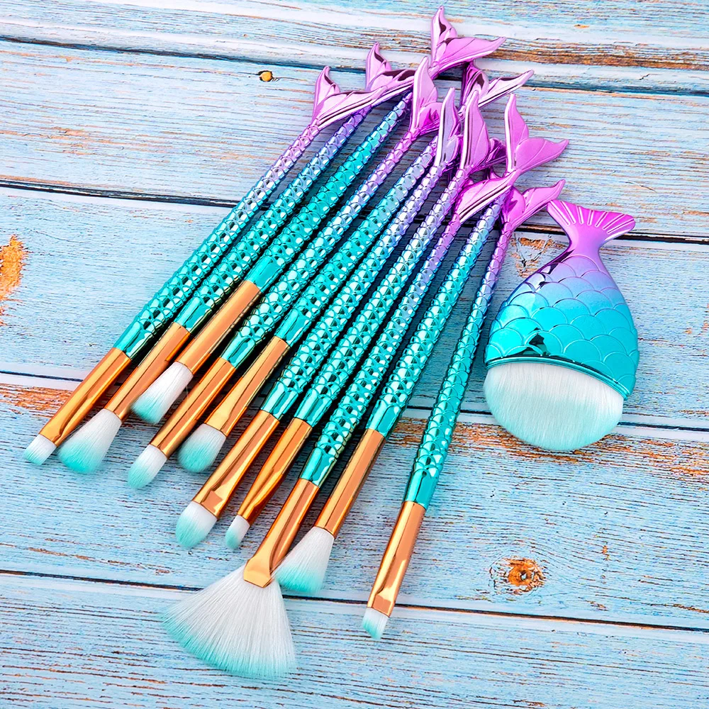 Mermaid Makeup Brush Set