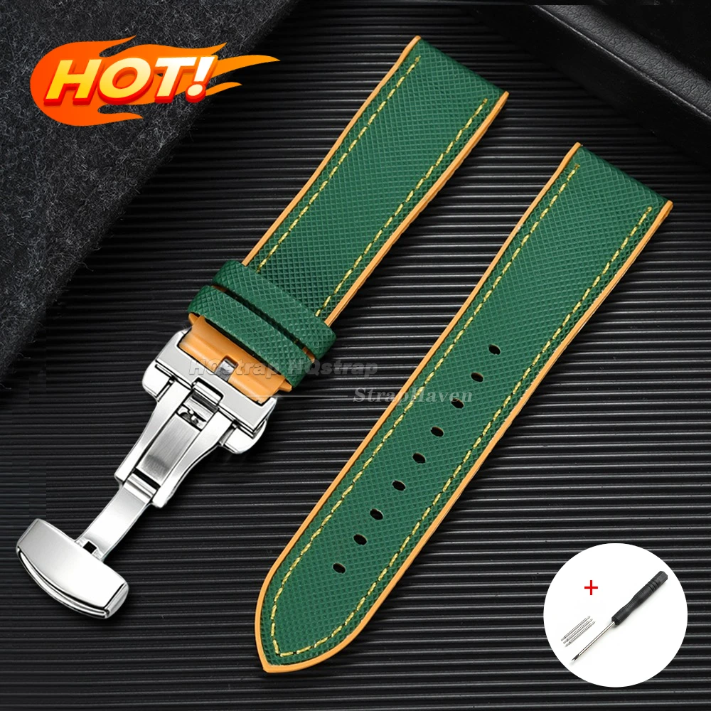 Universal Waterproof Sport Strap - TPU Rubber & Nylon Sailcloth Bracelet