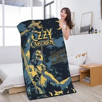 Heavy Metal Band Rock Ozzy Osbourne Band Towel Microfiber Beach Towel Absorbent Quick Dry Soft Yoga Mountain Climbing Towel 1
