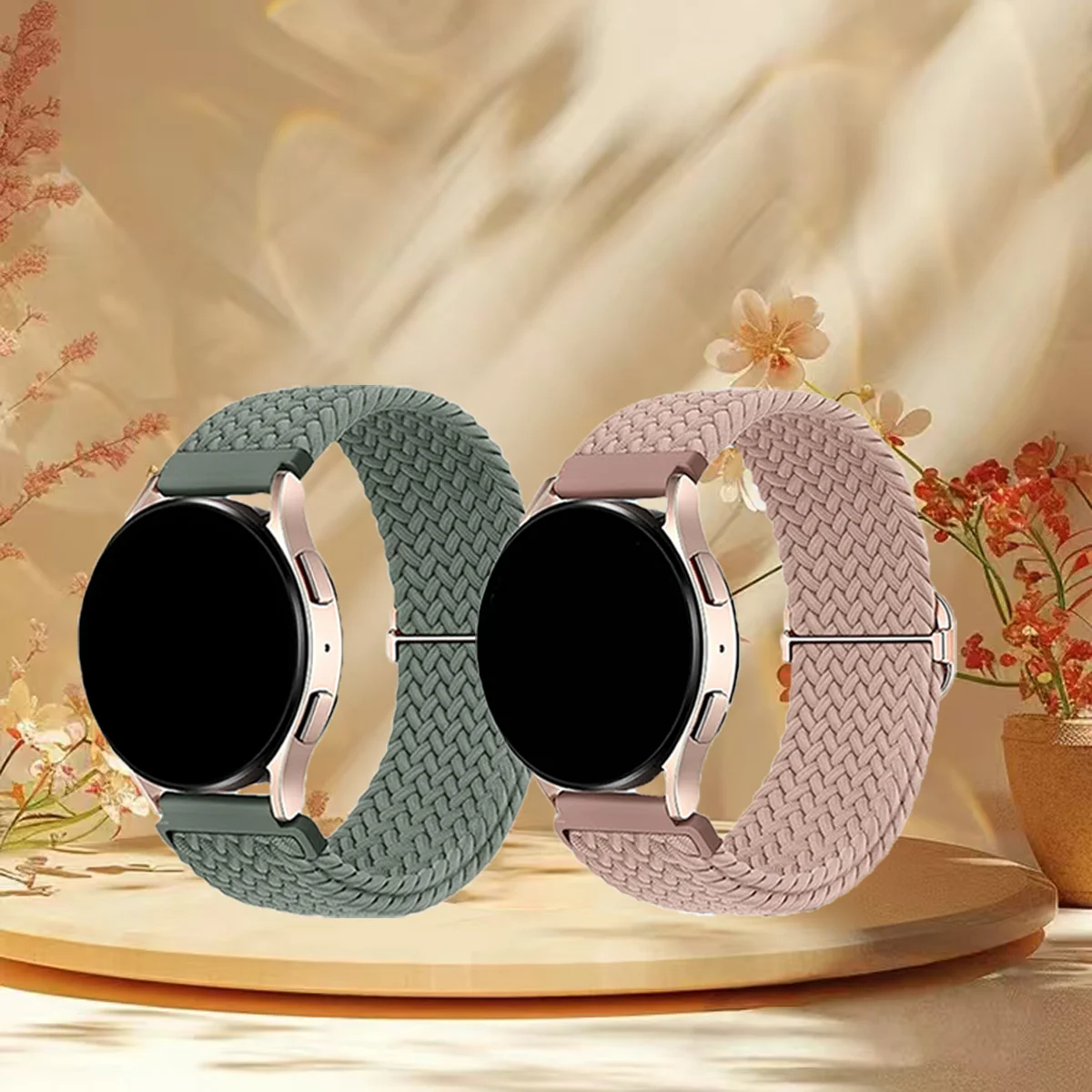 2-Pack Braided Loop Watchbands in Multiple Sizes