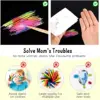 100/5 Piece DIY Rainbow Magic Sticky Notes Set Kids Black Scratch Art Craft Kits Pad Drawing Template Painting Toys 5