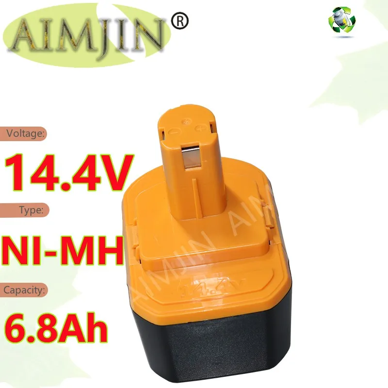 

14.4V 6800mAh For Ryobi Battery R10521 RY6201 RY6202 130224010 130224011 130281002 1314702 1400144 1400655 Cordless