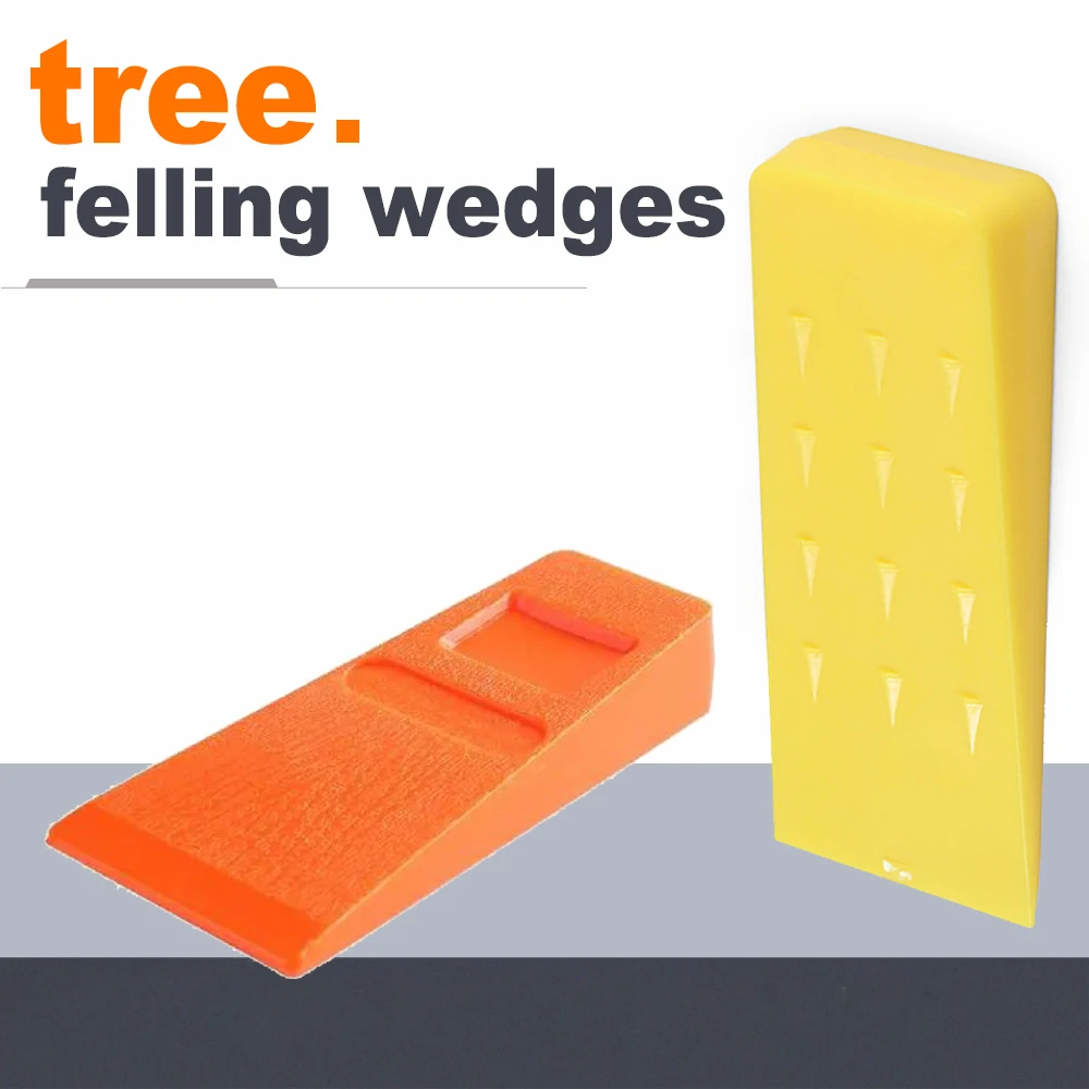 garden hand tools Tree Felling Wedge Plastic Felled Chock Tree Cutting Wedge for Logging Falling Cutting Cleaving Woodcutting Tools