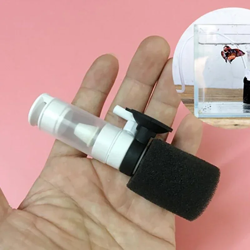 3 in 1 Filter For Aquarium Fish Tank Mini Oxygen Submersible Water Purifier