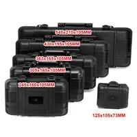 6 Sizes Black Hard Shell PP Carrying Case Portable Waterproof Impactproof Shockproof Tool Holder Sponge Box 1