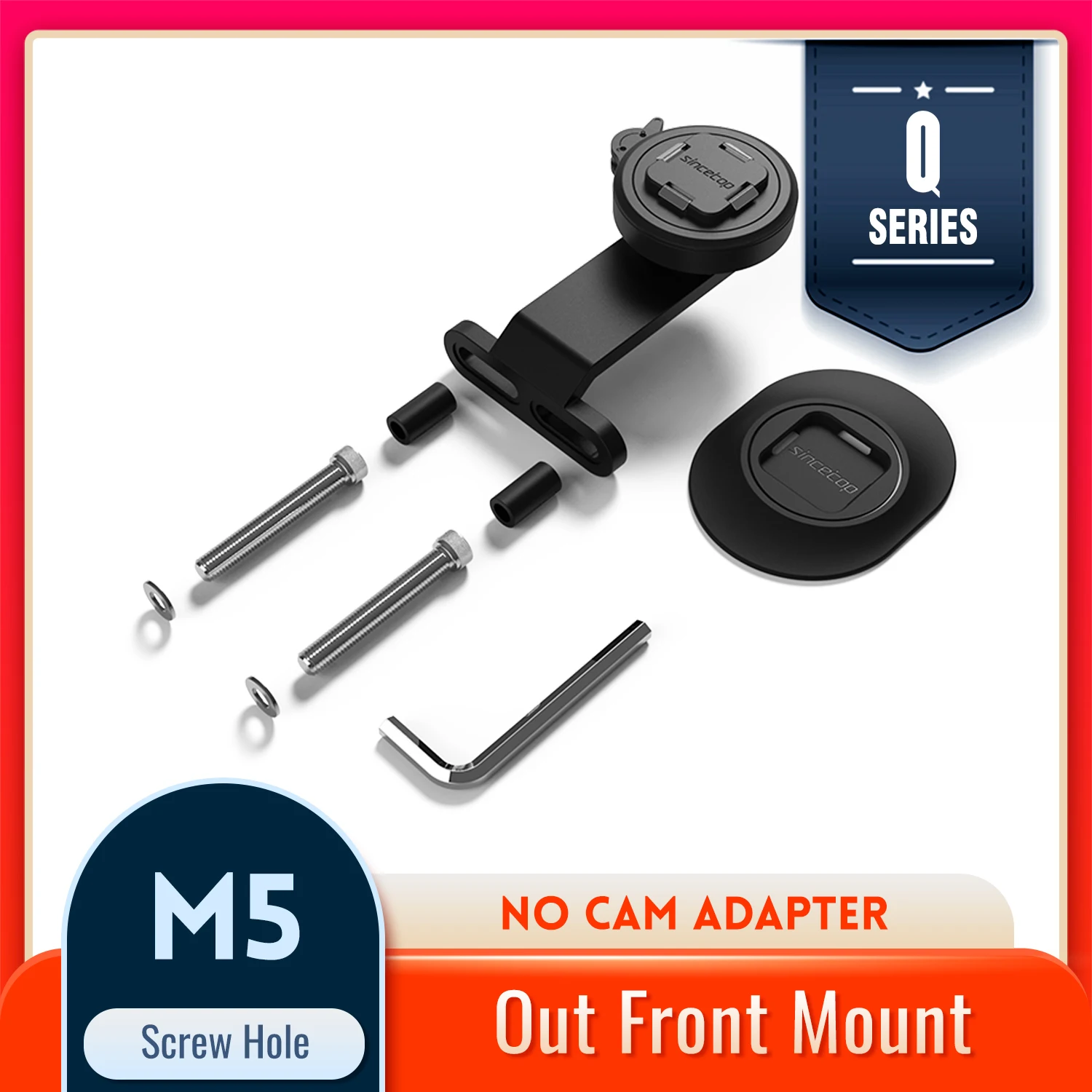 Aluminum Quick-Connect Bike Phone Holder and Accessory Mount