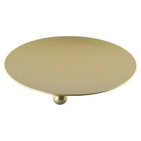 Rack Candle Holder Decorative For Wedding Iron Plate Metal Party Pedestal Pillar Round Rustless Spa Accessories 2