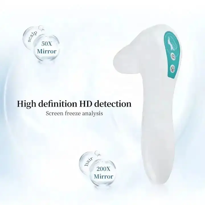 고주파 모낭 감지 두피 트리트먼트 기계, 모발 분석, 두피 케어 마사지, 모발 재생 장치, 7 in 1