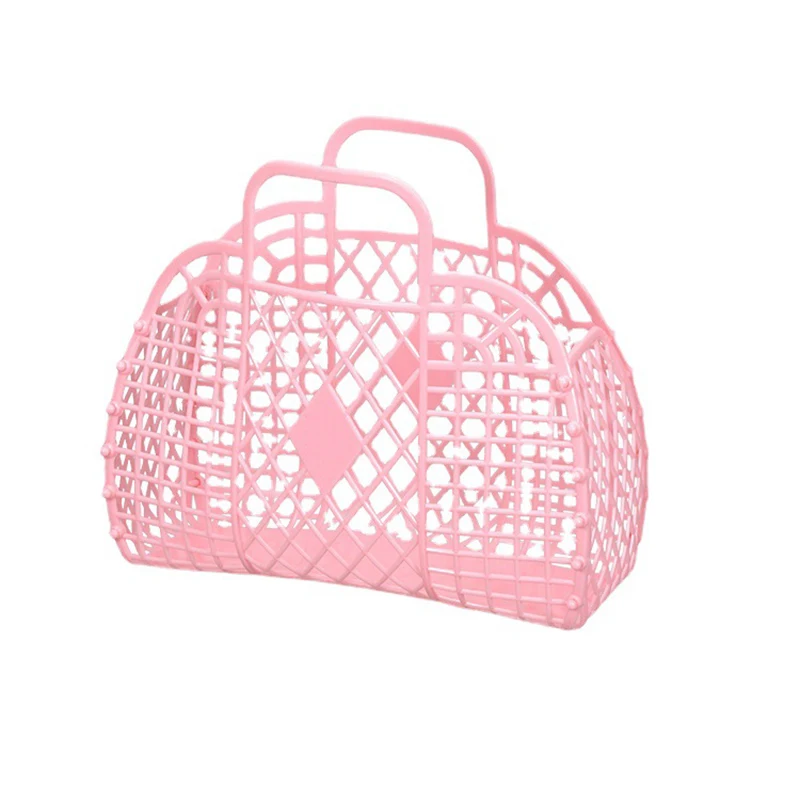 Description Picture 6 of itemDetachable Shower Basket Plastic Bath Basket Bathroom Hollow Wash Storage Basket Shopping Basket Home Storage Organization