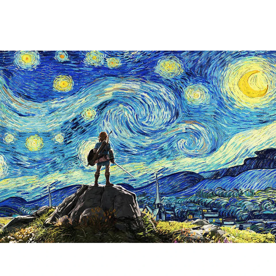 5D Diamond Painting Van Gogh's Starry Night Canvas Diamonds Art