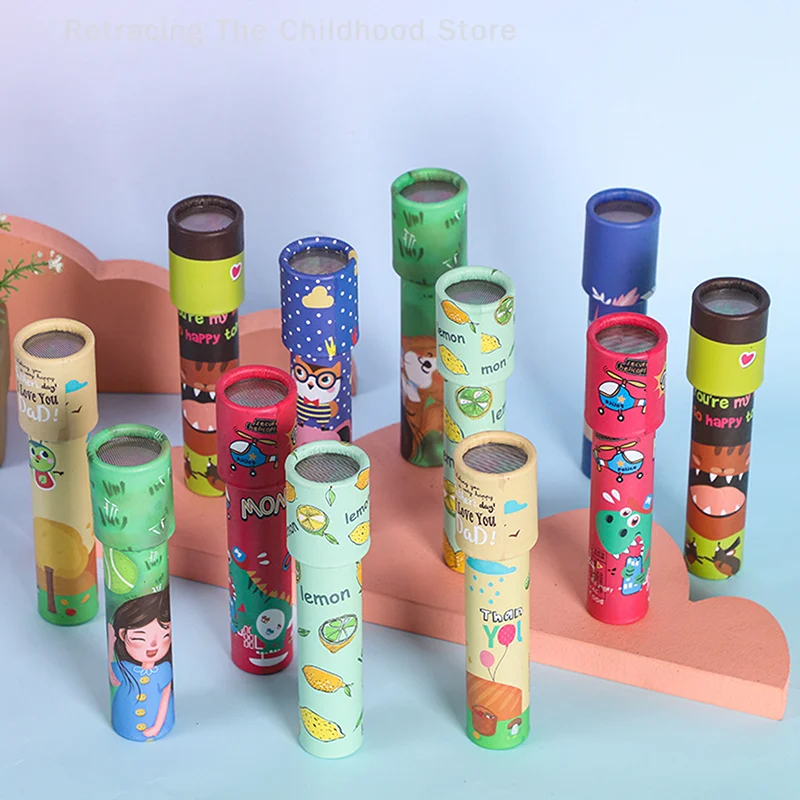 1 Piece Children Party Gift Large Rotating Kaleidoscope Classic Educational Toys For Kids Imaginative Cartoon Toy
