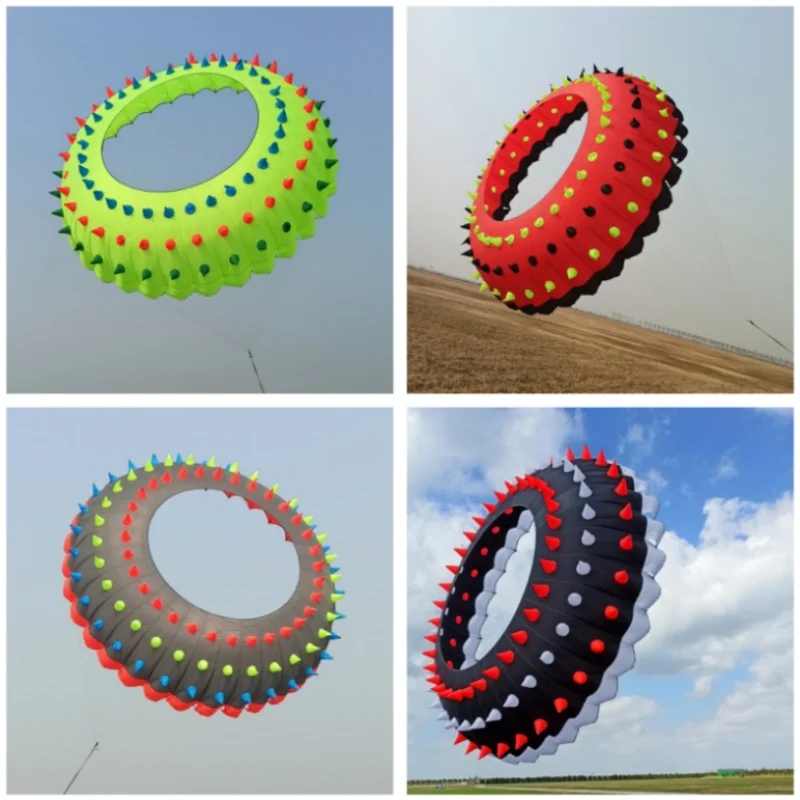 Spedizione Gratuita Sting Ring Kite Ring Kite Rolling Dragon Kite Cerf Volant Giocattoli Gonfiabili Aquilone Flying Tela Fun Kite Door Cometa