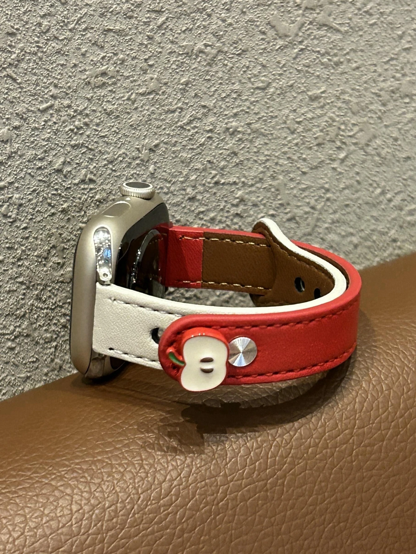 Women's Leather Loop Watch Band