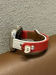 Women's Leather Loop Watch Band - 42mm44mm45mm49mm (Multicolor)