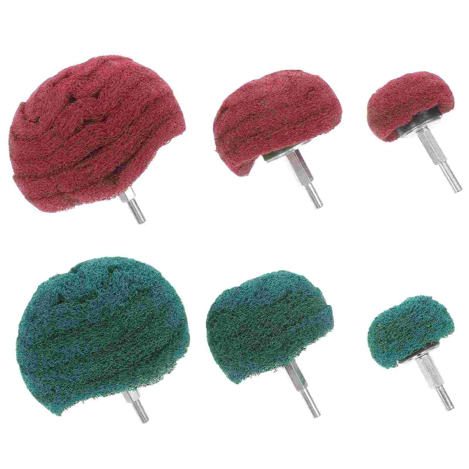 

6 Pcs Grinding Head Car Repair Tool Automotive Tyre Wheel Cars Polishing Buffing for Spherical