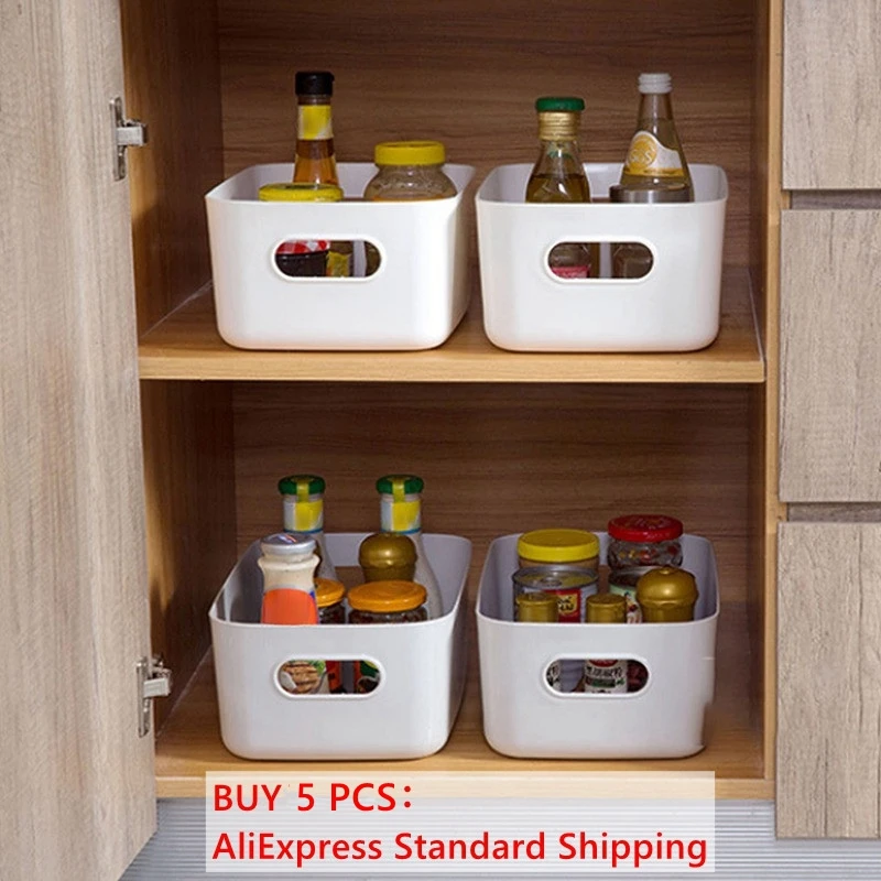 New Kitchen Organizer Under Sink Drawer Storage Box Cabinet Desktop Snack Makeup Storage Box Spice Organizer Kitchen Accessories 3