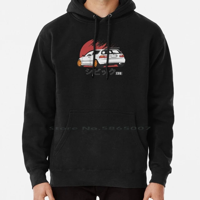 Eg6 Hoodie Sweater 6xl Cotton Civic Crx Hatch Vtec Power Dreams Eg Ek Ef  Automotive Racecar Jdm Japanese Mugen Spoon Sun Type - AliExpress