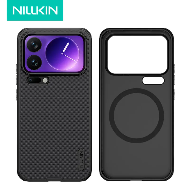 Magnetic Anti-fingerprint Hard Phone Case with Airbag Protection & Frosted Shield Finish