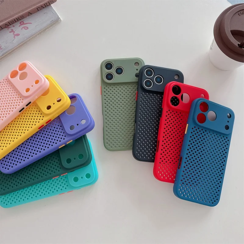 Breathable Cooling Soft Silicone Heat Dissipation Phone Cover