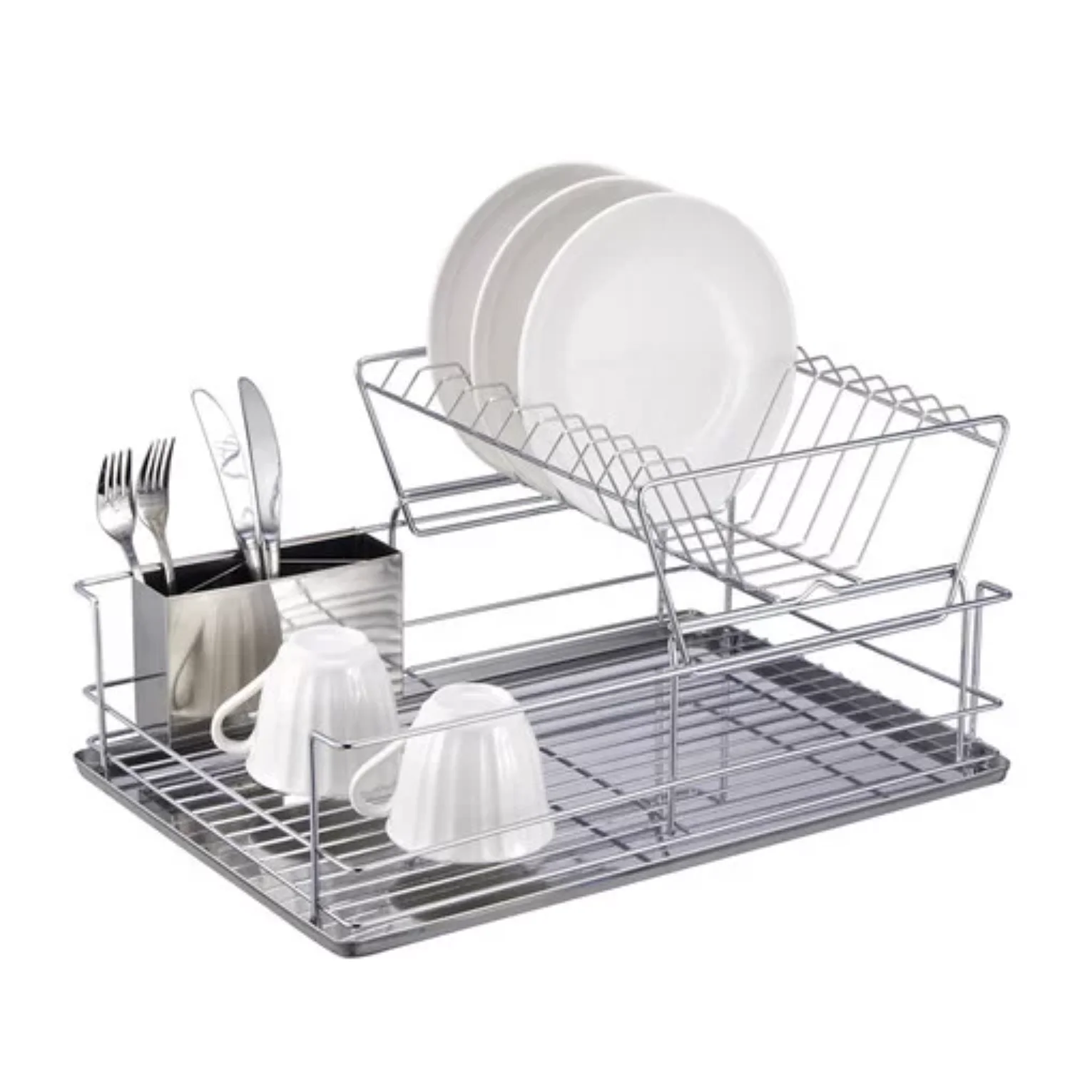 

4 Piece 18.5" Dish Drying Rack Set kitchen