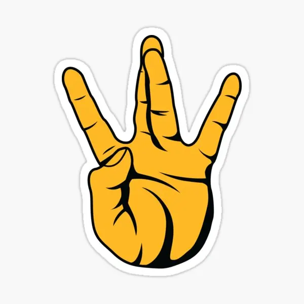 

5 шт., наклейки на автомобиль Westside West Coast Rap Hip Hop Hand Sig
