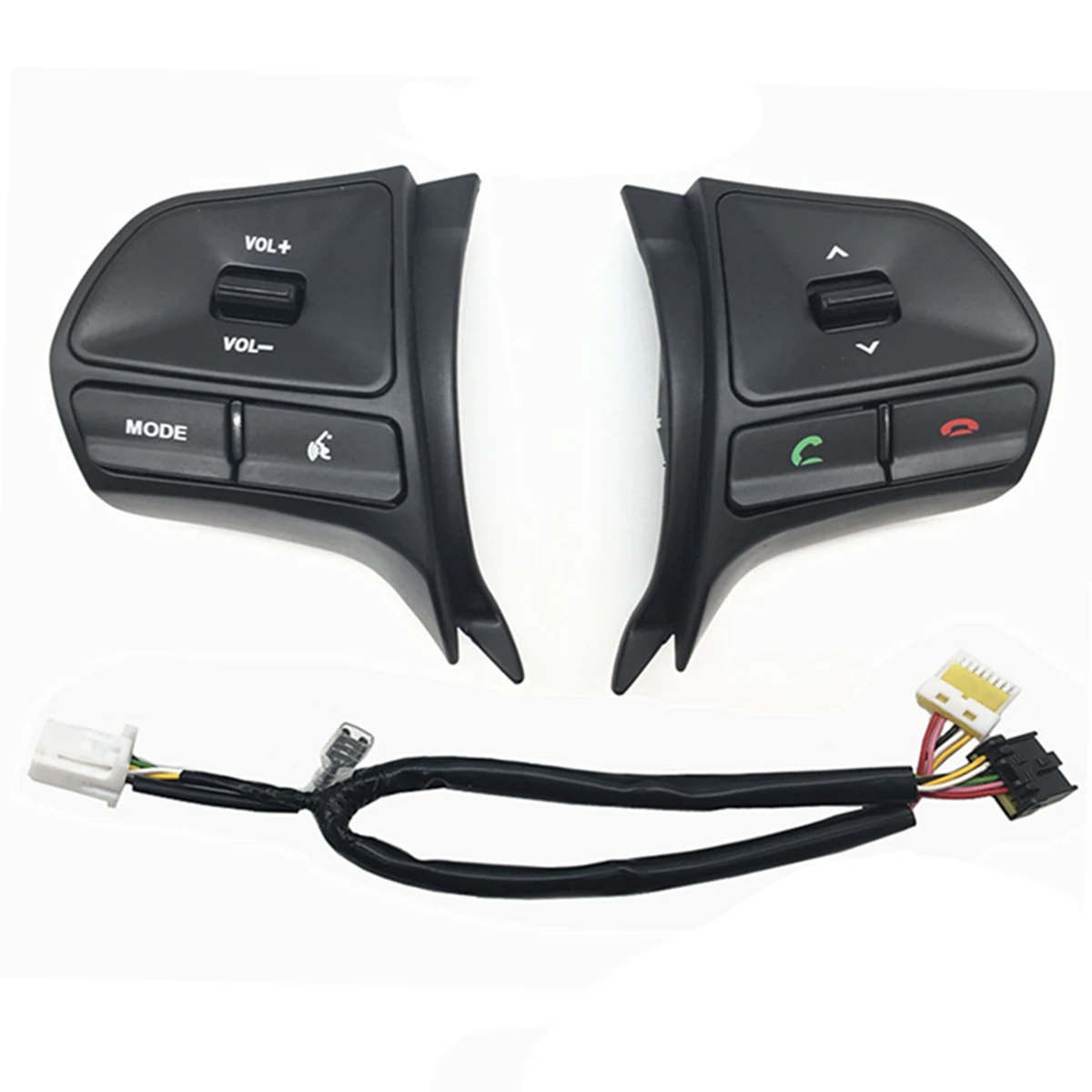 

For KIA RIO K2 2011-2014 Multifunction Steering Wheel Control Button Audio Phone Volume Switch with Backlight