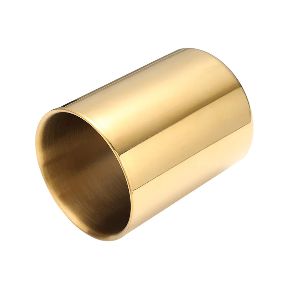 

Контейнер из нержавеющей стали, ваза, Кисть для макияжа, золотой держатель для карандашей, хранение канцелярских принадлежностей