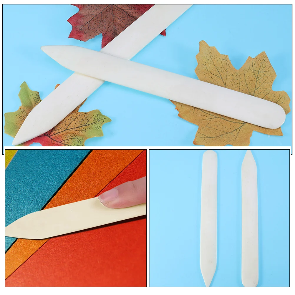 Bone Folder Tools Origami Knife Curved Bone Folder Paper Craft Supplies Creaser Bone Scoring Paper Folding Tool Plastic Folders