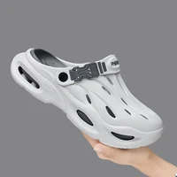 Sabots de plage d'été pour hommes, pantoufles d'extérieur en EVA, sandales souples et respirantes, chaussures décontractées pour hommes, chaussures de jardin aquatiques, pantoufles de plage pour hommes 2