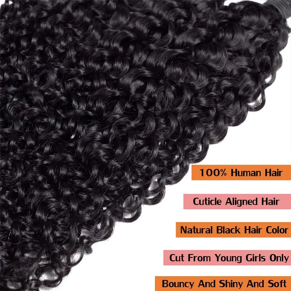 Brazilian Hair Weave Bundles Raw Curly Human Hair Bundles 28 30 32 Inch Water Deep Wave Bundle Remy Virgin Extension 3 4