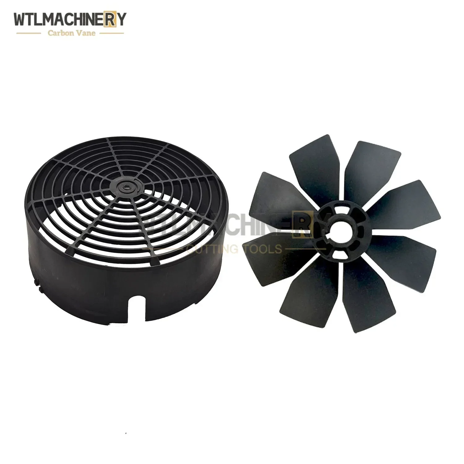 RA0040 RA0063 RA0100 Vacuum Pump Cooling Fan Air Pump Compressor Blade Fan Cover Radial air pump parts