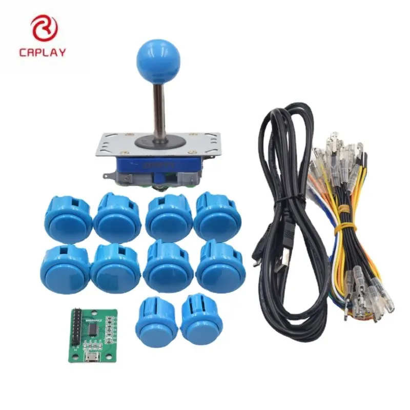 XinmotekXM08PS3PCSingleArcadeGameControllerDIYKitwithZippyJoystickSanwaButton.jpg
