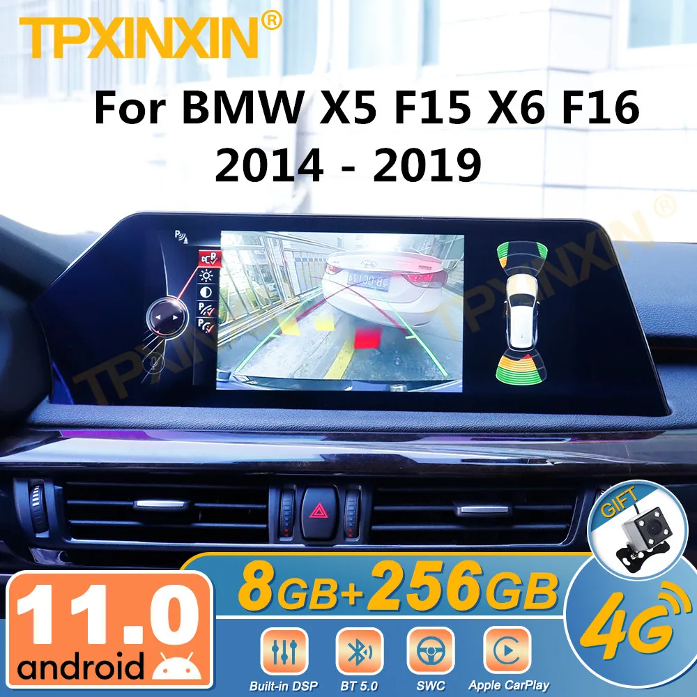 

Автомобильный радиоприемник для BMW X5 F15 X6 F16 2014 - 2019 Android, 2Din стереоприемник, Авторадио, мультимедийный плеер с GPS Навигатором, головное устройство, экран