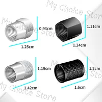 4Pcs Emblem Metal Car Tire Valve Caps Wheel Stem Air Dust Covers For X3 X5 M series M3 M5 E39 E46 E90 E60 F10 F30 F20 F30 Decor 6