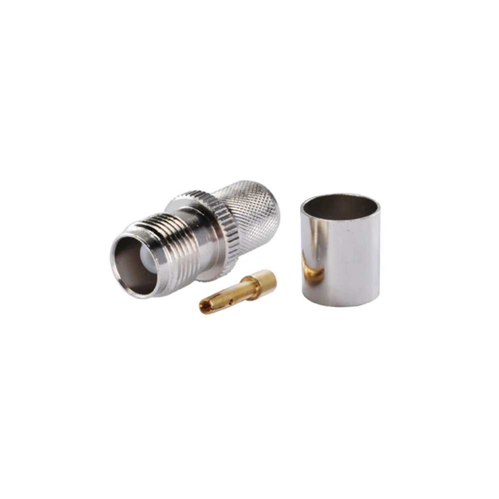 TNC Female Crimp RF Coaxial Connector for RG214 RG213 RG8 LMR400 Cables