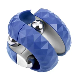 Orbit Ball Fidget Cube: Stress Relief & Creative Decompression Puzzle Toy (Blue)