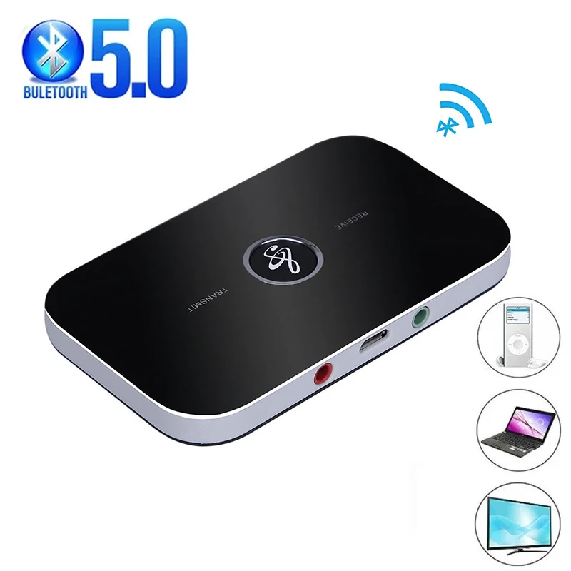 BT5.0 Bluetooth Audio Transmitter Receiver RCA 3.5mm AUX Jack USB Dongle Music Wireless Adapter for Car Speaker PC TV Earphones bluetooth audio adapter