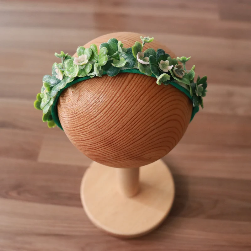 

Baby Headbands Newborn Photography Props Four-leaf Clover Headwear Baby Photo Full Moon Headwear Photo Decorations