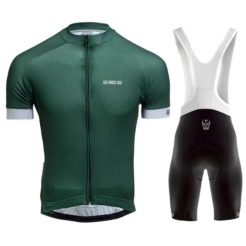 

Go Rigo Go 2023 Summer Cycling Jersey Set Men Bib Pants Set Colombia Bicycle Team Racing Clothing Road MTB Bike Uniform Suit