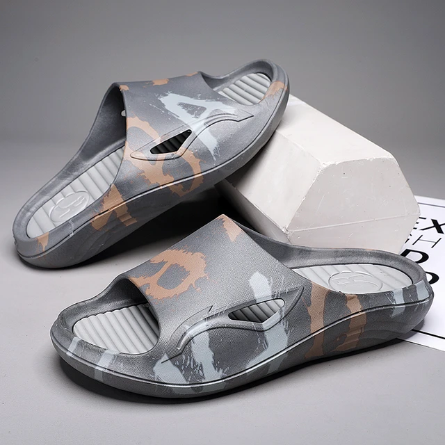 Men Shoes Eva Rubber Soft Ultralight Slippers Summer Home Slides Slipper  Indoor House Outdoor Non-Slip Beach Shoes Plus Size 49 - AliExpress