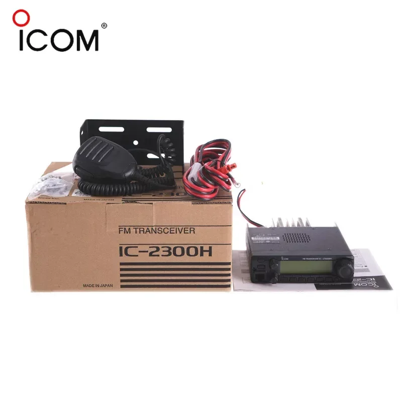 

ICOM-2300H 65W High Power VHF Mobile Car Radio VHF Maritime Affairs Marine Boat IC2300H 10KM-50KM Long Range Walkie Talkie 14KHZ
