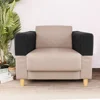 2pcs Couch Arm Covers Stretch Armchair Cover Polyester Solid Armrest Covers for Sofa Anti-Stain and Washable Arm Chair Slipcover 2