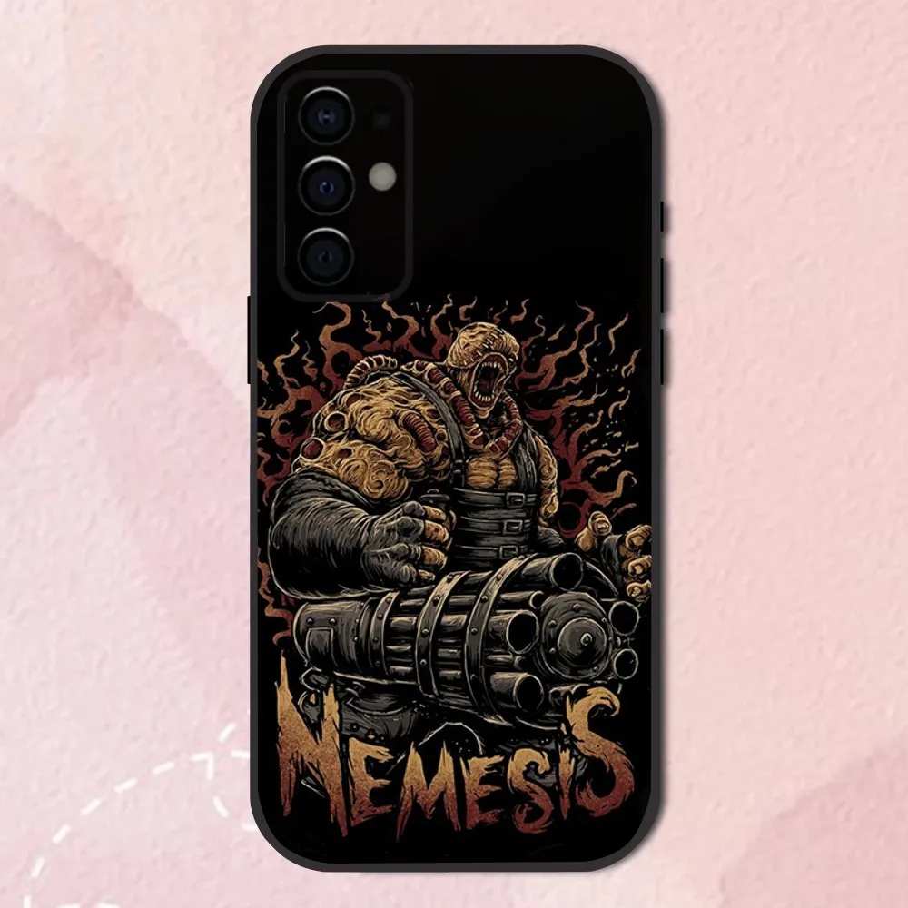 Black Soft Shell Phone Case featuring Resident Evil Design