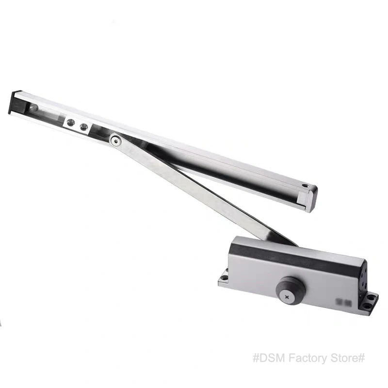 Buffered Door Closer Household Hydraulic Automatic 90 Degree Positioning Door Closer 85KG Load Bearing WM02804