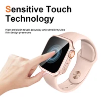 Protecteur d'écran de confidentialité pour Apple Watch, couvercle de protection en verre Guatemala, iWatch 6, 5, se, 4, 41mm, 45mm, série 9, 8/7, 40mm, 44mm, 9H 5