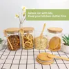 18oz Airtight Glass Jars With Lids And Spoons, Candy Jars With Lids, Clear Spice Jars, Small Food Storage Containers 5
